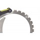 ibey halka Duvar beton Kesme Makinesi 9500W 410 mm Devir Ayarlı